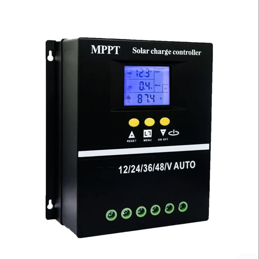 100A Mppt Solar Charge Controller Performance, Automatic Voltage Detection, Lcd Interface 9365049212700