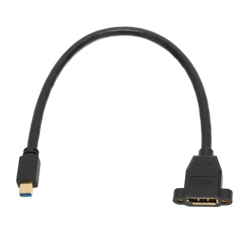Εξαιρετικά διαφανές καλώδιο Mini Displayport σε Displayport, εξαιρετικά λεπτή επέκταση Mini DP