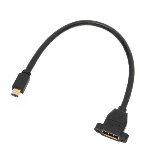 Εξαιρετικά διαφανές καλώδιο Mini Displayport σε Displayport, εξαιρετικά λεπτή επέκταση Mini DP 2
