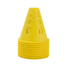 Stadium Marking Markers Agility Training Markers, 10Piece Plastic Road Cones For Training, Yellow
