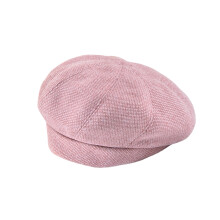 Chapeau à carreaux d'oiseaux, Vintage, usage quotidien,-Rose