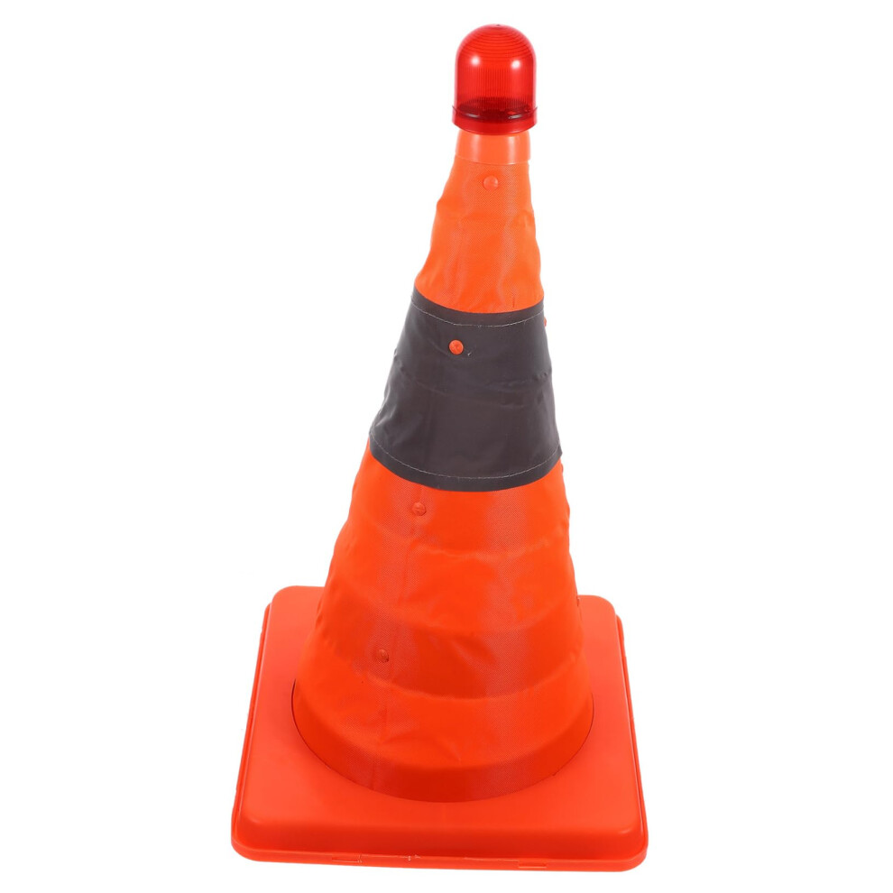 Led Traffic Cone Collapsible 45 Cm Pvc Visibility Reflective Stripes Emergency Safety Vehicle Parking Orange 9119770934390