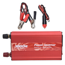 Trygg å bruke 2000W modifisert sinusbølge DC12V til AC110V inverterkonverter med smart kjølevifte og USB-lading for kjøretøy og camping