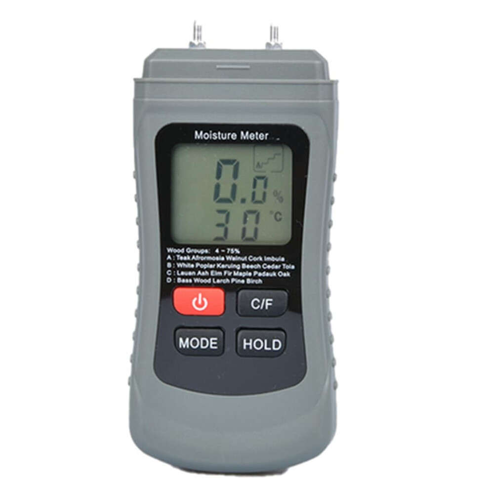 Digital Wood Moisture Meter With Large Lcd, Precision Pin Tester For Lumber, Paper, Mt01 9119770932785