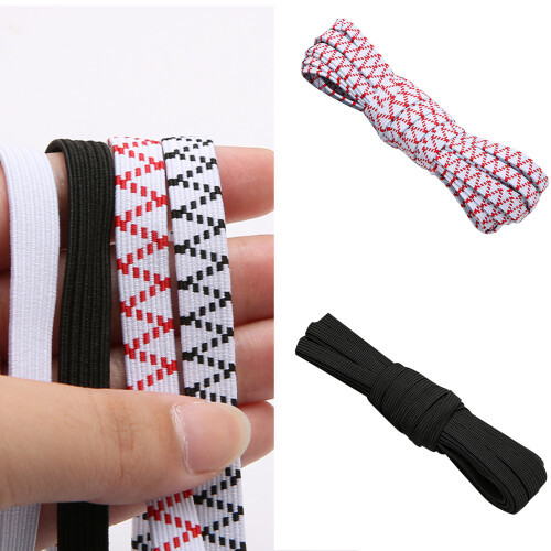 5m/10m/20m Sewing Elastic Band Stretch-Red pattern on white 10M 2