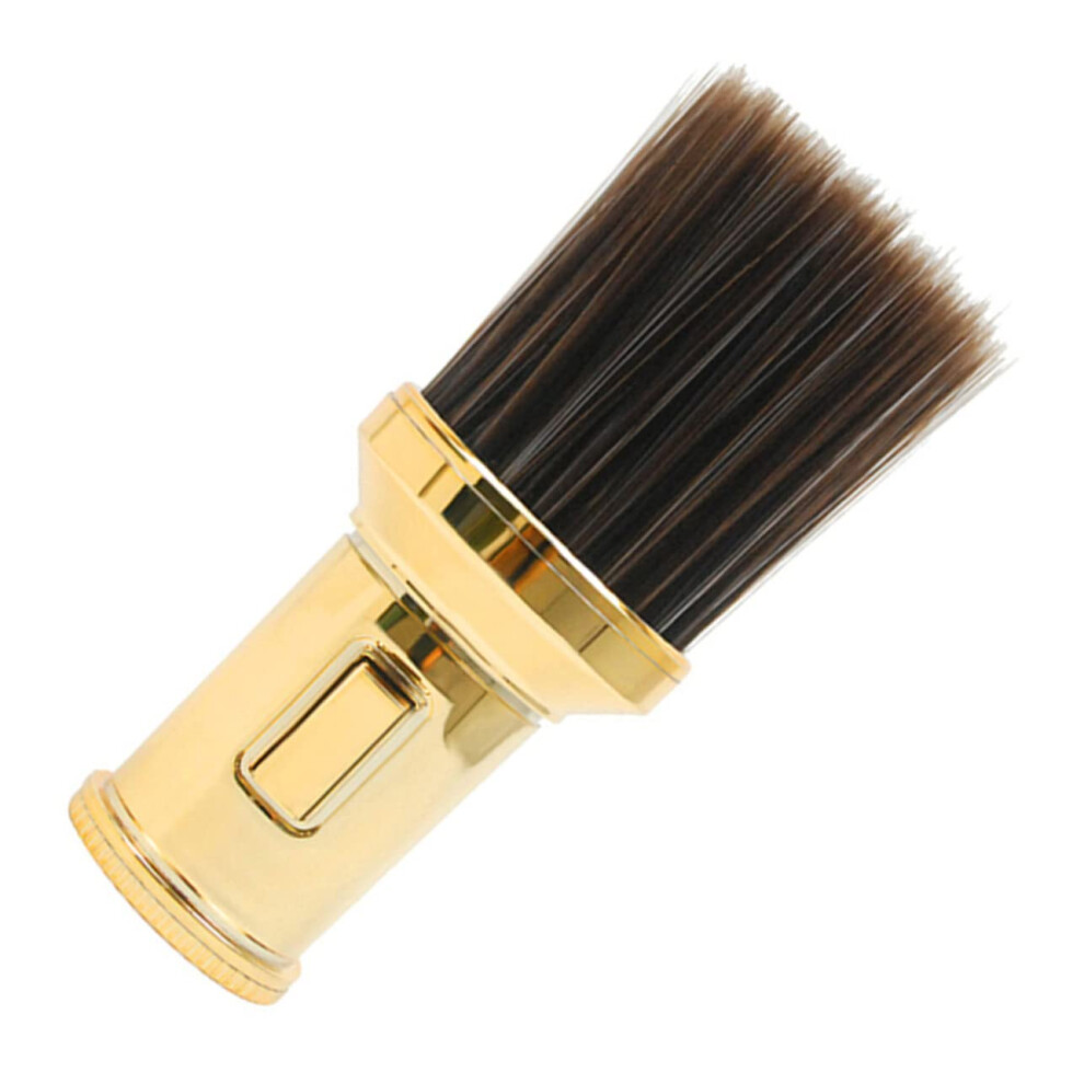 Neck Duster Brush For Barbers, Crystal Handle, Sturdy Bristles, Easy To Use, Hair Dusting Tool
