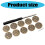 10 Pcs Trousers Buttons Replacement Buttons 17mm Jeans-3 3