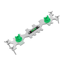 15In1 Adjustable Plumbing Wrench With Leveler Stainless Steel Spanner For Bathroom Pipe Install And