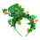 Shamrock Colored Striped Headband Perfect-Triple Leaf Top Hat 1