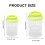 3pieces Nursery Tanks Divider Breeder Box for Safe-Small white 2
