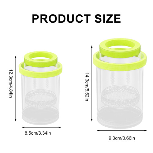 3pieces Nursery Tanks Divider Breeder Box for Safe-Small white 1