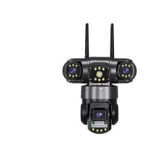 15MP PTZ WiFi Camera With 3Lens System, Color Night Vision, Outdoor IP Cam, US/UK Version, 32GB SD Card Included