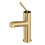Living And Home Metal Basin Mixer Tap, Gold 1
