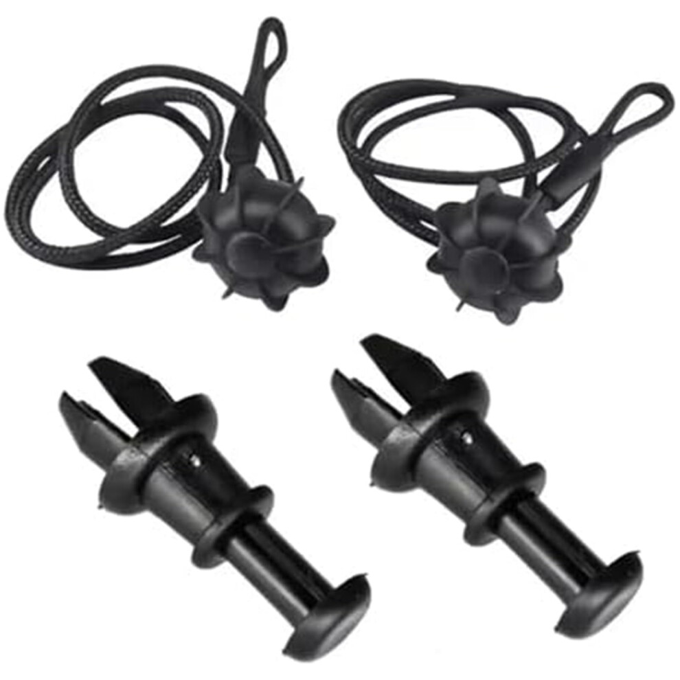 Rear Parcel Shelf Strap For Seat Toledo Iv 20132019 Trunk Strap, 1M Length, Includes 2 Buckles Black 9365049214926