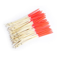 Peacock Quill Feather Waggler Fishing Float, 10 Pack, Traditional Coarse Fishing Float for Tench and Bream, Dark Red