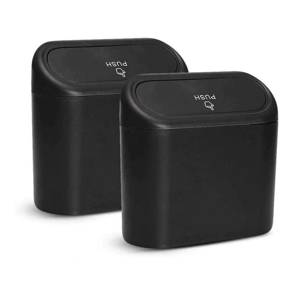 Innovative Car Trash Can With Auto Shut-Off Lid, Multipurpose Organizers For Interior, Universal Fit, Easy To Clean, Durable And Sturdy, Leakproof Gar 9198585366725