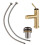 Living And Home Metal Basin Mixer Tap, Gold 4