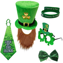 Ensemble de chapeaux à barbe verte pour Festival et vacances,-B