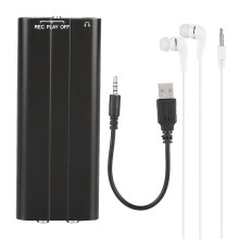 Digitaler Diktiergerät mit MP3-Wiedergabe für Profis, einstellbare Aufnahmemodi, LED-Anzeige, lange Akkulaufzeit, Sprachaufzeichnung