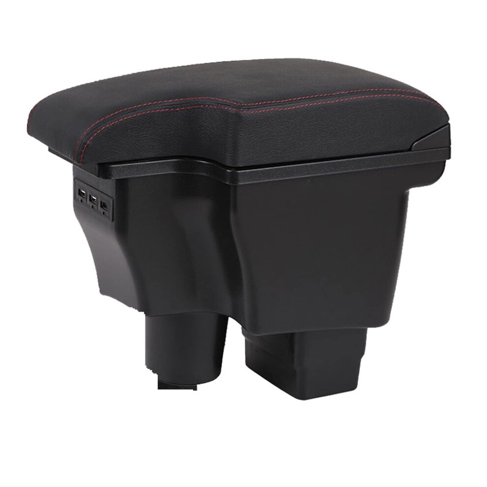 Car Armrest Storage Box For Mazda Cx3 Skyactiv, A1 Leather Center Console Organizer, Compatible With Mazda Cx3 9119770936684