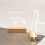 Desktop Leuchtende Memo Hinweis Bord Plug In LED 6