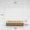 Desktop Leuchtende Memo Hinweis Bord Plug In LED 10