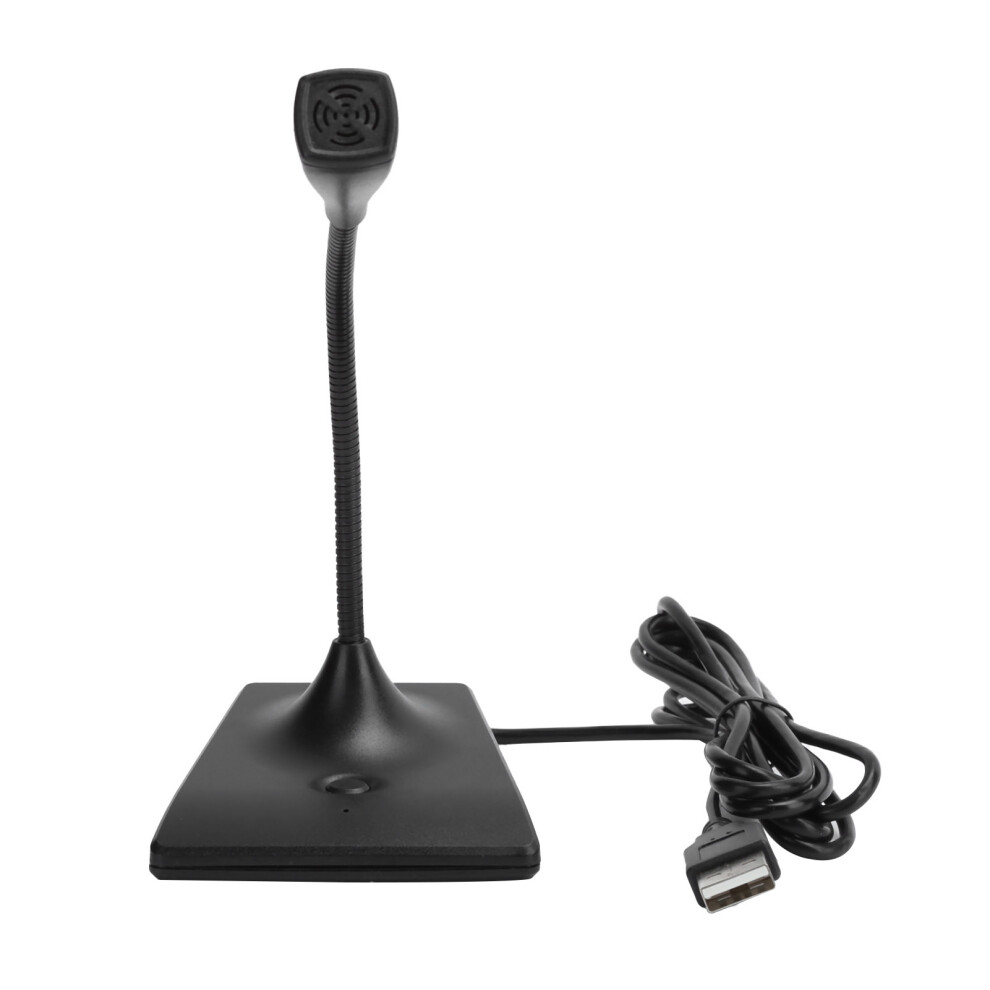 Noise Cancelling Usb Mic For Pc Laptop Desktop Conference Call Singing Recording Plug Play Microphone With Mute Button And Led Compatible Light 9420858069133