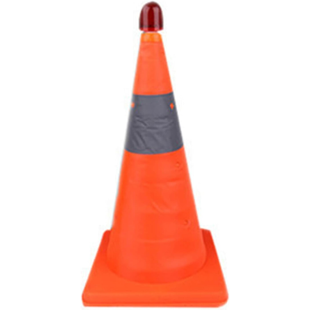 Collapsible Traffic Cone With Led Light Reflective Safety Cone, 30Cm, Driving Practice, Road, Parking Orange 9119770936745
