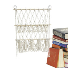 Toy Hammock For Stuffed Animals Storage Net For Plush Toys Double Layer Woven Tassels Adjustable Boho Net Large Plush
