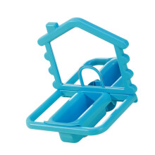 Duurzaamheid Vogelzitstokken Stand Feeders Spiegelset voor-Blauw