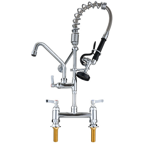 Living And Home Commercial Kitchen Tap with Pull-Out Sprayer 2