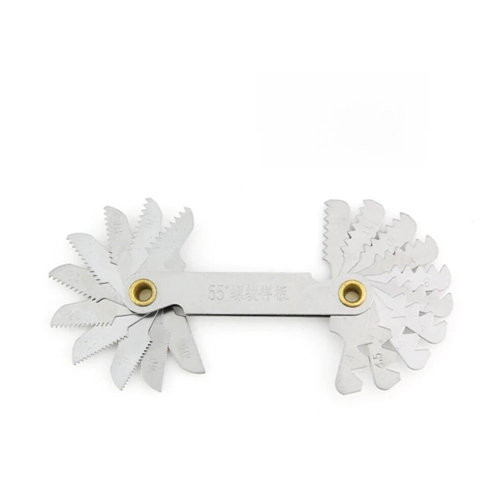Feeler Gauges, 55/60 Degree Thread Pitch Gauge, Durable Carbon Steel, Metric Inch Us Thread Gauge, Gear Tooth Tool 9119770936981