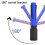 Camping And Home Lighting Solution, Rechargeable Work Light With Dual Power, Magnetic Base, And Rotating Hook For Multi-Angle Positioning 4
