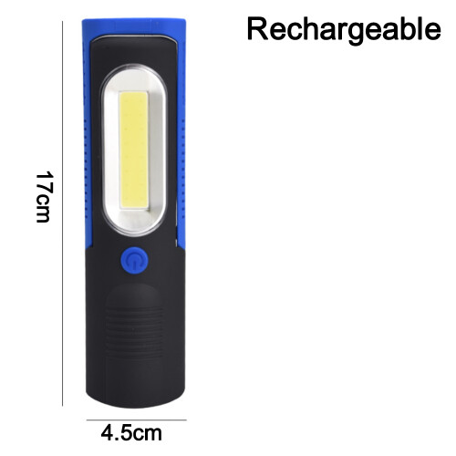 Camping And Home Lighting Solution, Rechargeable Work Light With Dual Power, Magnetic Base, And Rotating Hook For Multi-Angle Positioning 1