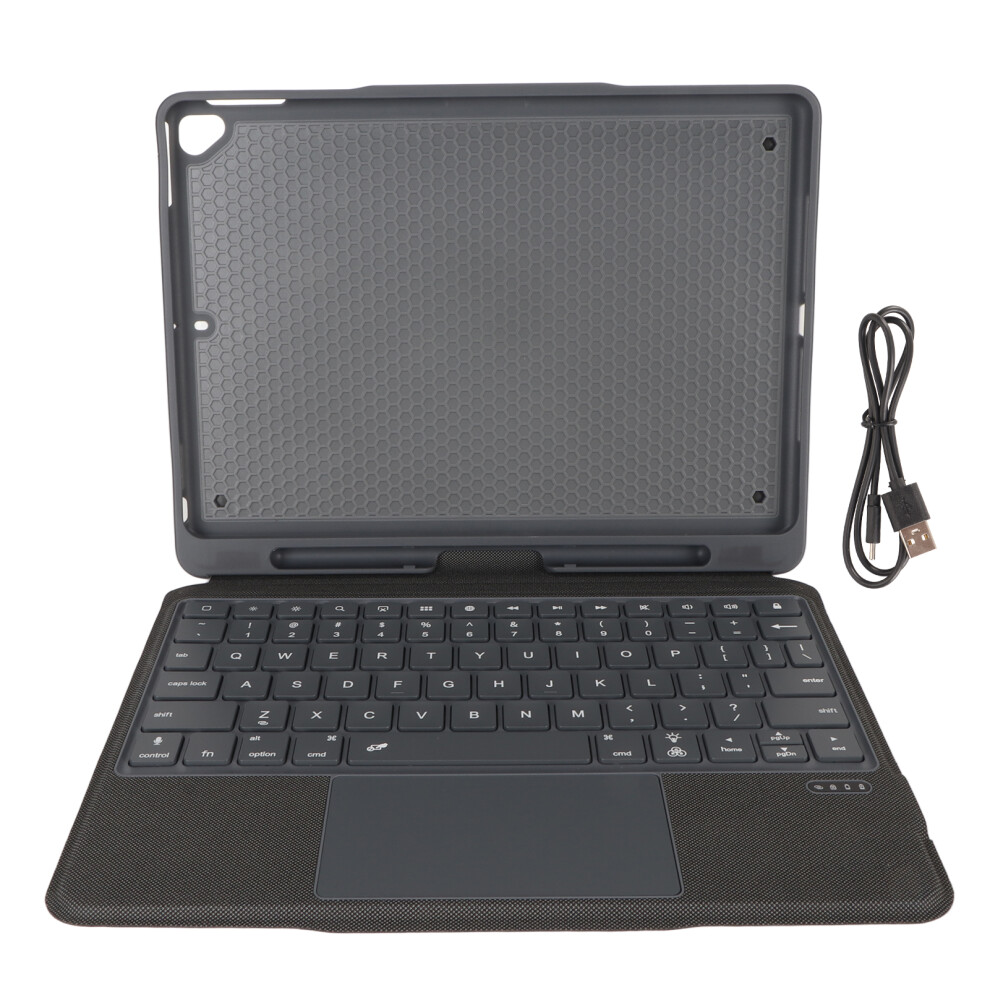 Keyboard Case For Ipad Touch Keyboard With Multi Touch Trackpad And Rainbow Backlight Compatible With 10.2 Inch And 10.5 Inch Tablets Magnetic Keyboar 9486358010563