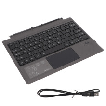 Tastiera Bluetooth con trackpad di precisione per Microsoft Surface Pro 7 Ultra sottile Batteria ricaricabile Design ergonomico magnetico rimovibile