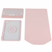 Custodia con tastiera per iPad di decima generazione - Cover a libro rimovibile retroilluminata a 7 colori con portapenne compatibile con i modelli
