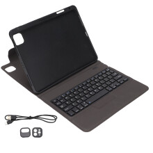 Custodia con tastiera per iPad Pro da 12,9 pollici, nuova custodia con tastiera con trackpad, funzione di accensione/spegnimento automatico e design