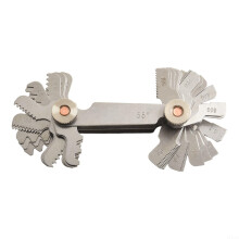 Thread Gauge 52 Sheets Stainless Steel, Metric 60 Degree And Inch 55 Degree For Mechanical Engineering Use