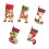 Christmas Stocking Decoration Large-Elk hugging snowman 2