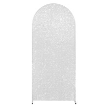 Unique Backdrop Stand Decors Stylish Wedding Arch-4ft Silver