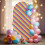 Unique Backdrop Stand Decors Stylish Wedding Arch-4ft Silver 7