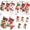 Christmas Stocking Decoration Large-Elk hugging snowman 3