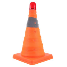 LED Traffic Cone 30cm Folding Reflective Visibility Light For Parking And Driver Training