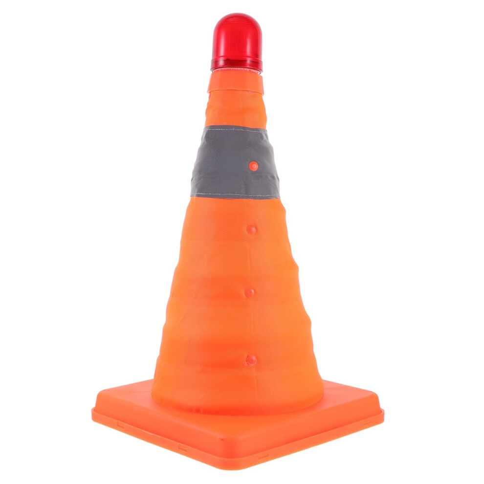 Led Traffic Cone 30Cm Folding Reflective Visibility Light For Parking And Driver Training 9365049217576