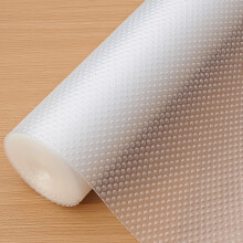 Cabinet Shelf Mats Non Slip OilProof EVA Plastic Protector (Clear Dot) 45x500cm