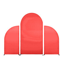 Cover for Arch Frames Party Backdrops for Wedding Birthday-Red