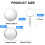 100Pcs 58mm Button Badge for Making Key Holder Keychains Bag 3