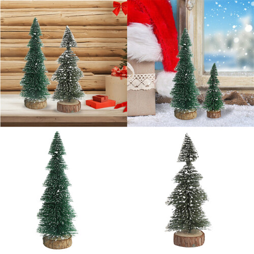Realistic Artificial Christmas Tree with Snow for-26CM 5 pieces 1