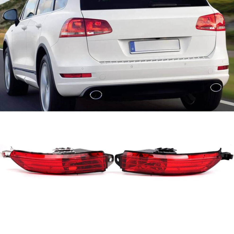 Rear Bumper Reflector Without Bulb, Pair Oem 7P6945701d/7P6945702d For Vw Touareg 20112014 Light 9119770938596